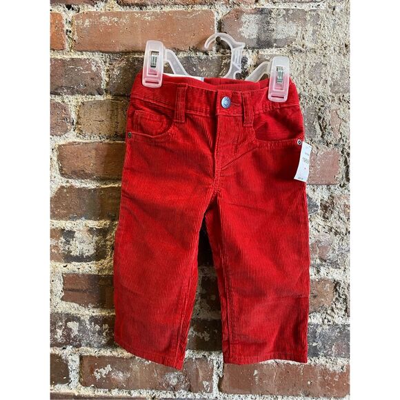 GAP Other - babyGAP Red Corduroy Pull-on Pants Baby/Toddler Size 12-18 Months NWT